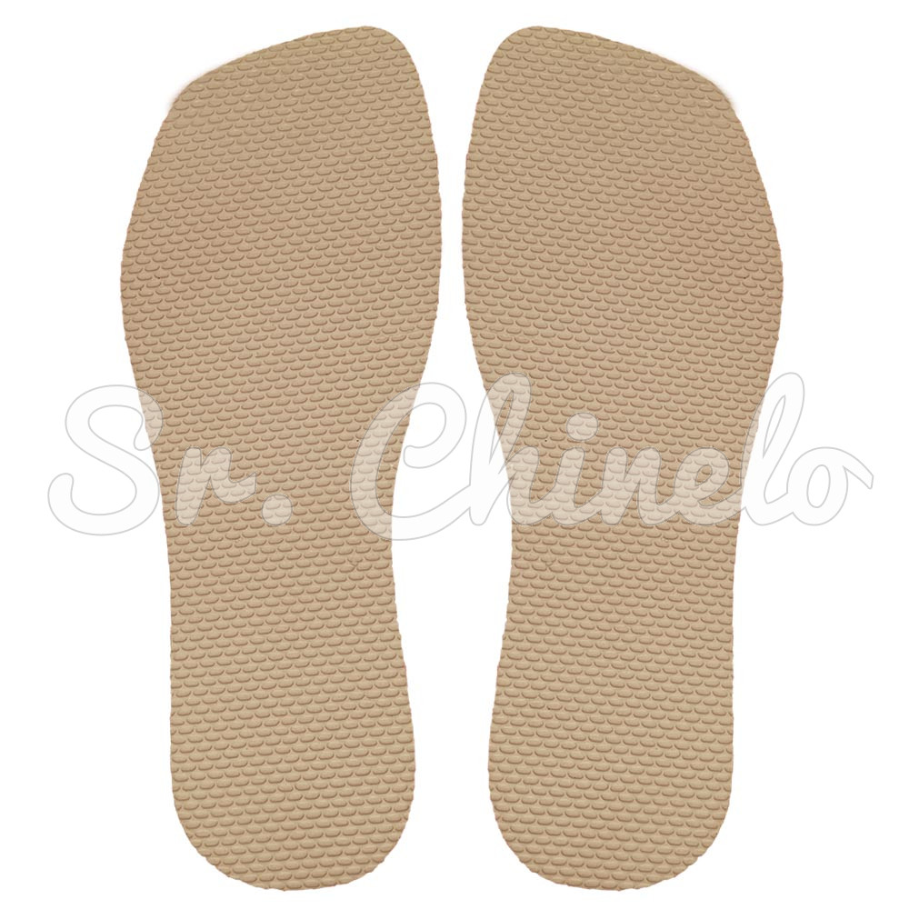 Sola Slim Square, 100% Borracha, Areia