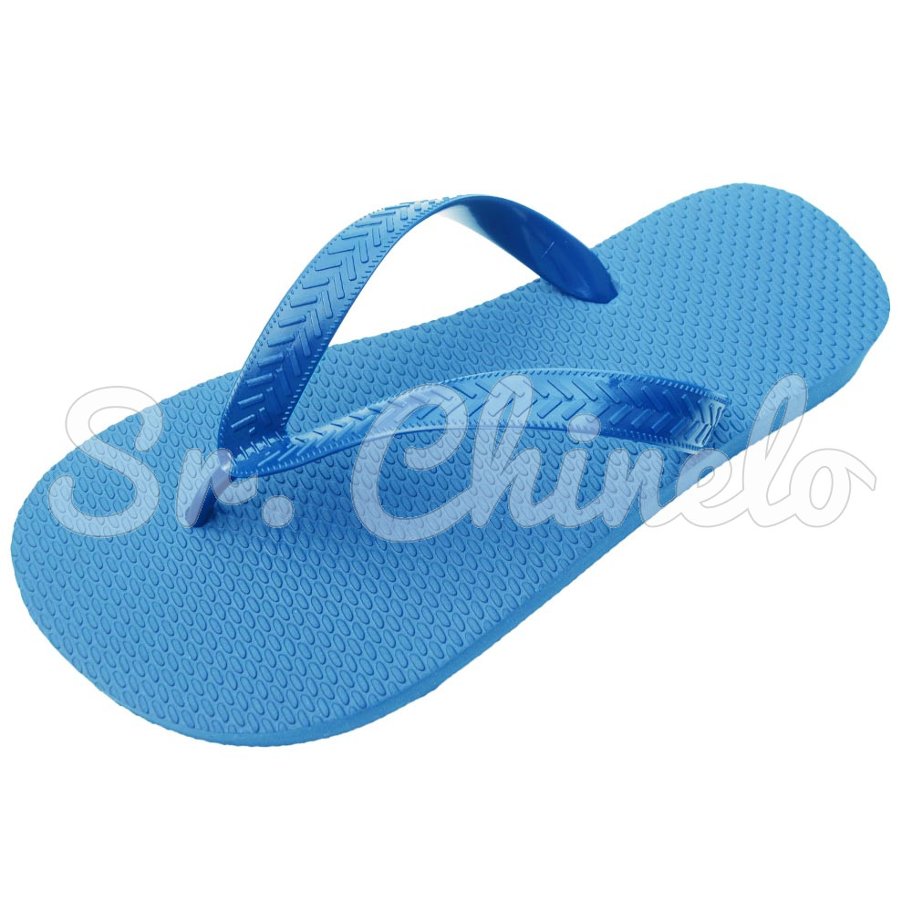 Chinelo Basic, Sr.Chinelo, 100% Borracha, Azul Royal