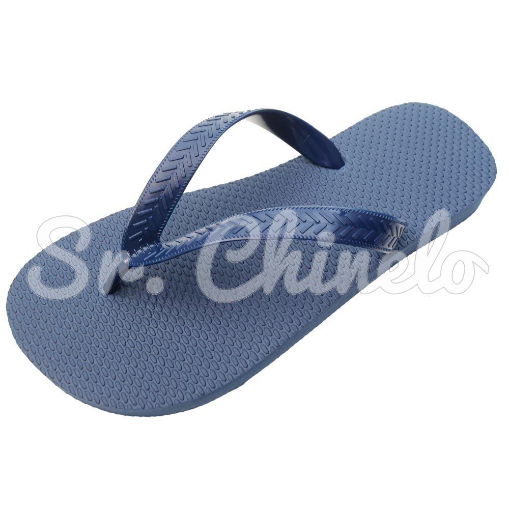 Chinelo Basic, Sr.Chinelo, 100% Borracha, Azul Marinho
