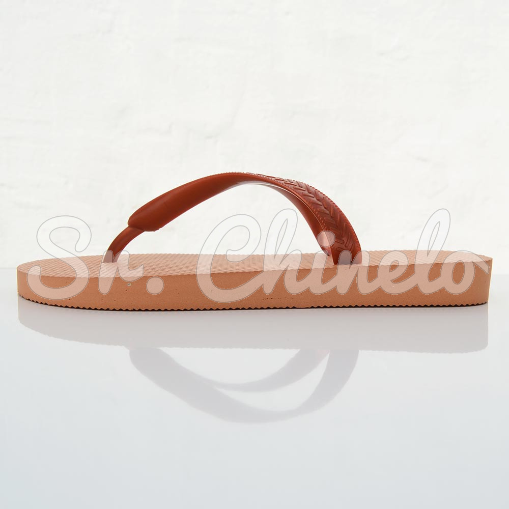 Chinelo Basic, Sr.Chinelo, 100% Borracha, Terracota