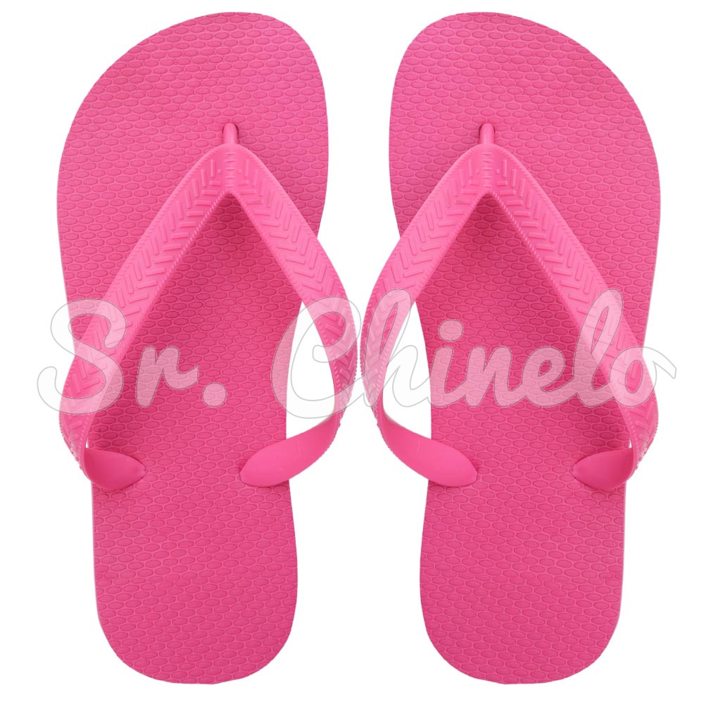 Chinelo Basic, Sr.Chinelo, 100% Borracha, Rosa Framboesa