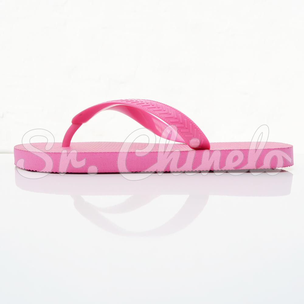 Chinelo Basic, Sr.Chinelo, 100% Borracha, Rosa Framboesa
