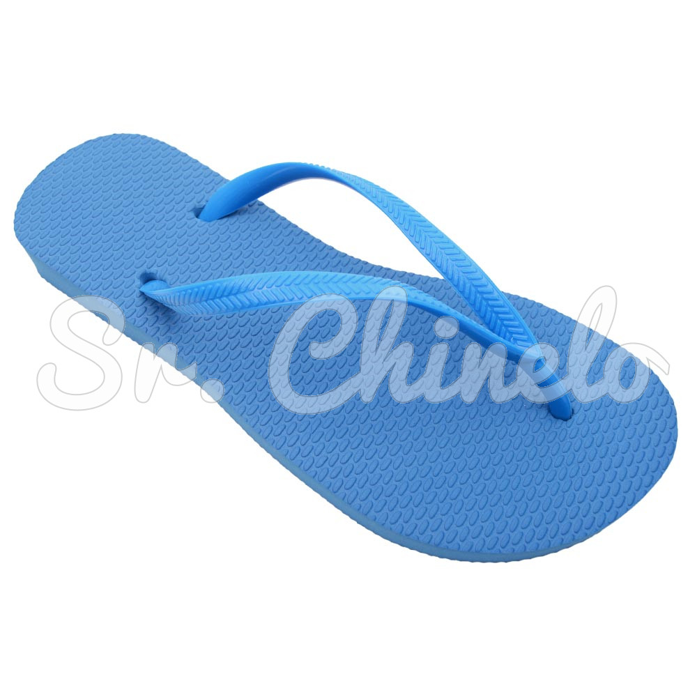 Chinelo Slim, Sr.Chinelo, 100% Borracha, Azul Royal