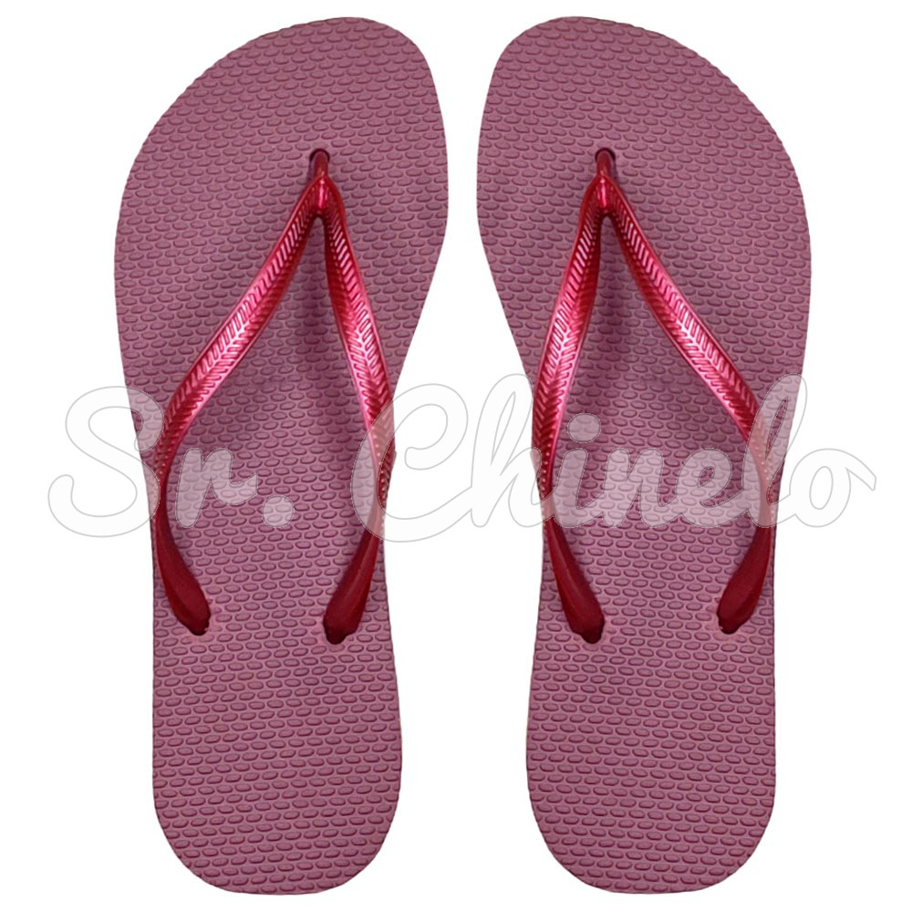 Chinelo Slim, Sr. Chinelo, 100% Borracha, Vinho Marsala