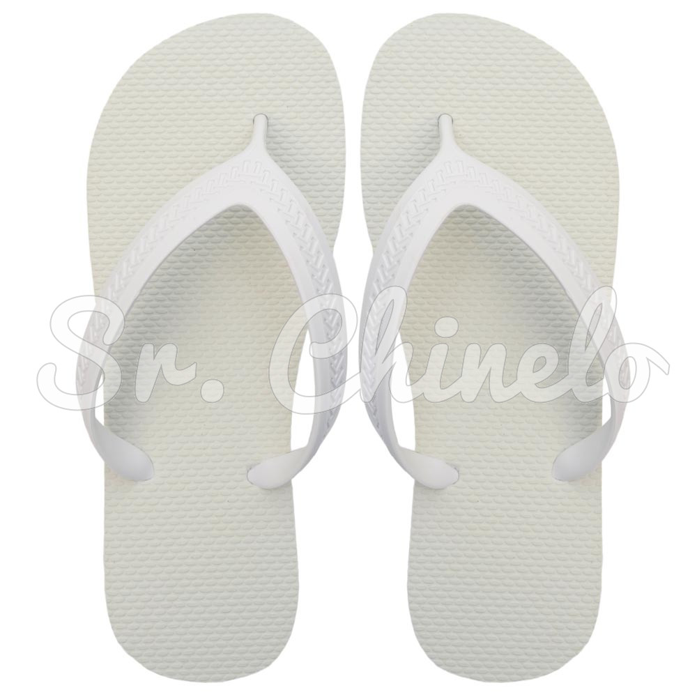 Chinelo Delta, Sr. Chinelo, 100% Borracha, Branco