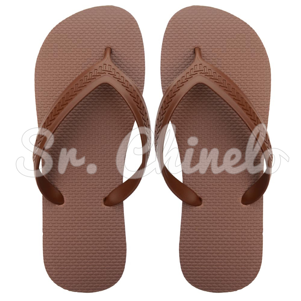 Chinelo Delta, Sr. Chinelo, 100% Borracha, Marrom Cacau