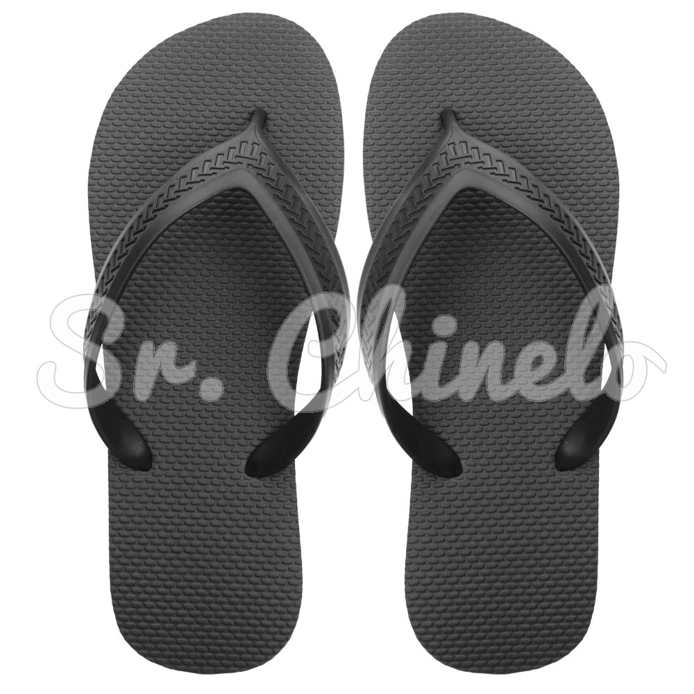 Chinelo Delta, Sr. Chinelo, 100% Borracha, Preto