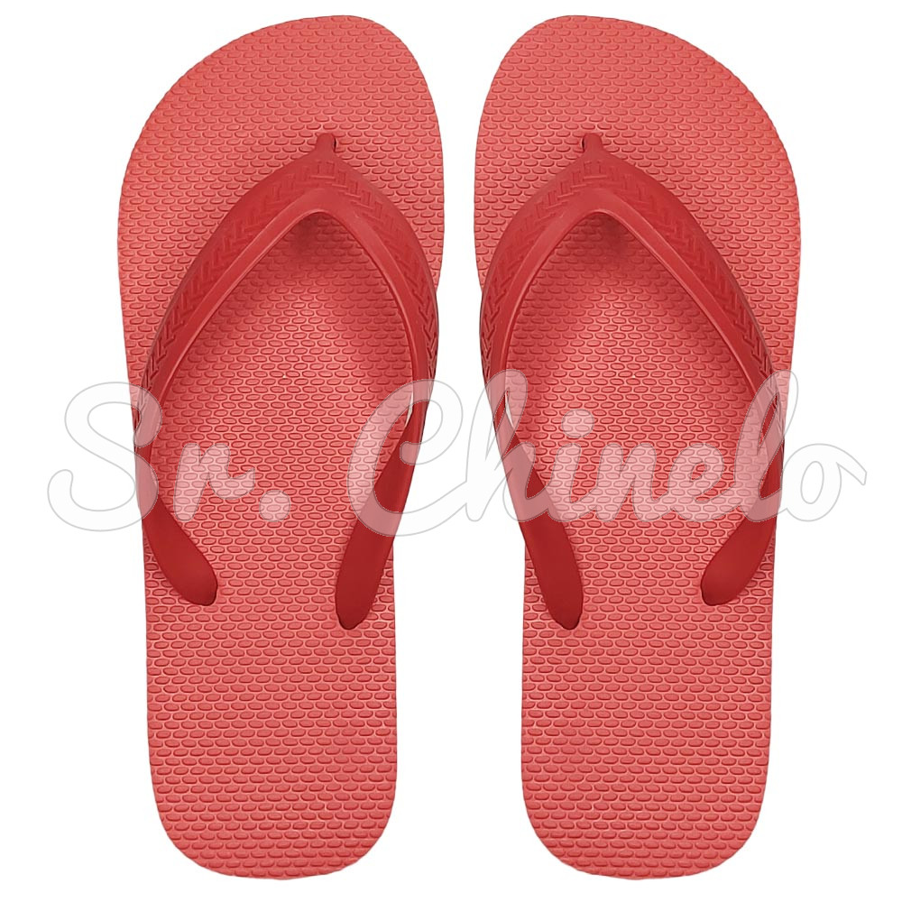 Chinelo Delta, Sr. Chinelo, 100% Borracha, Vermelho Coral