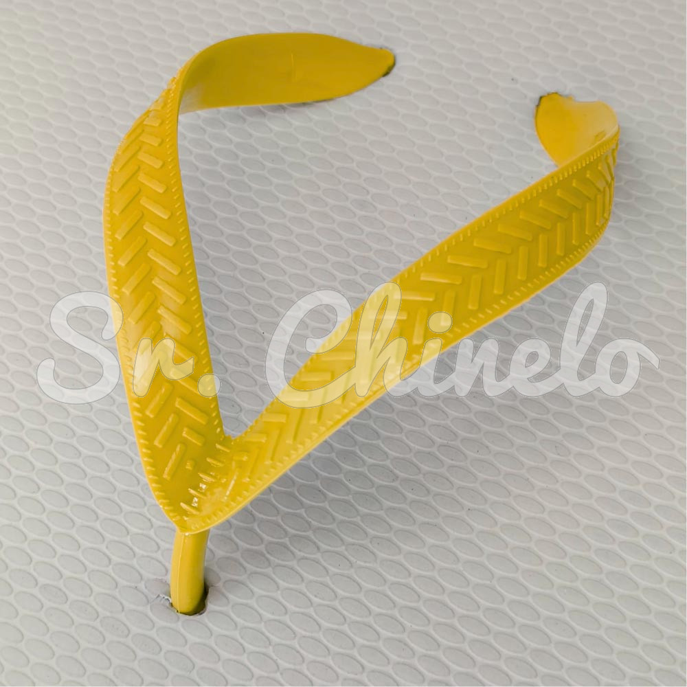 Correia Larga para Chinelo, Amarelo