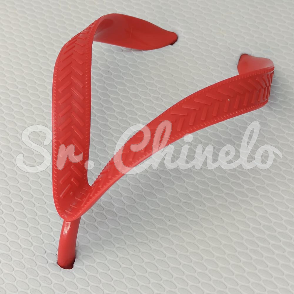 Correia Larga para Chinelo, Vermelho