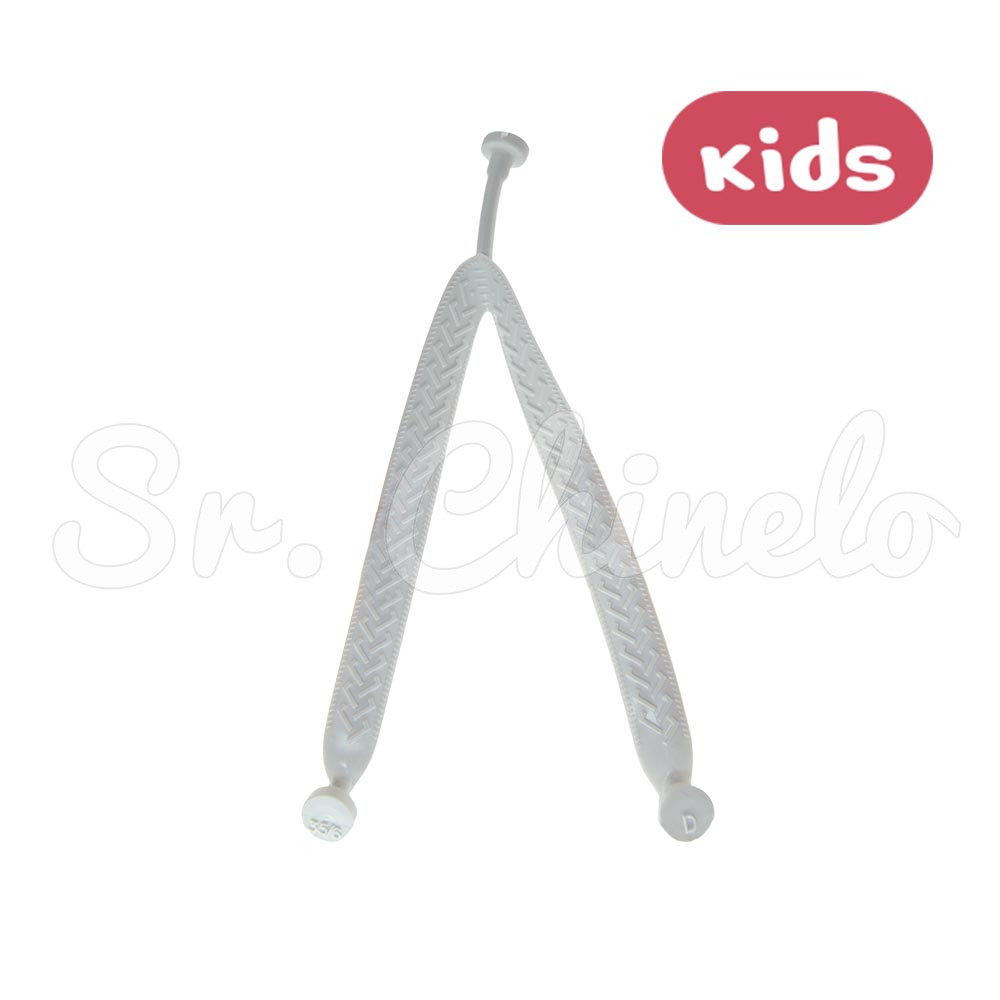 Correia Larga para Chinelo Infantil, Branco
