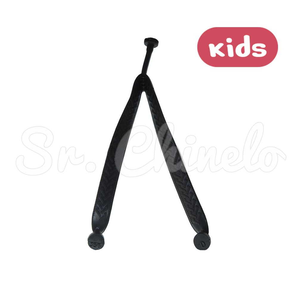Correia Larga para Chinelo Infantil, Preto