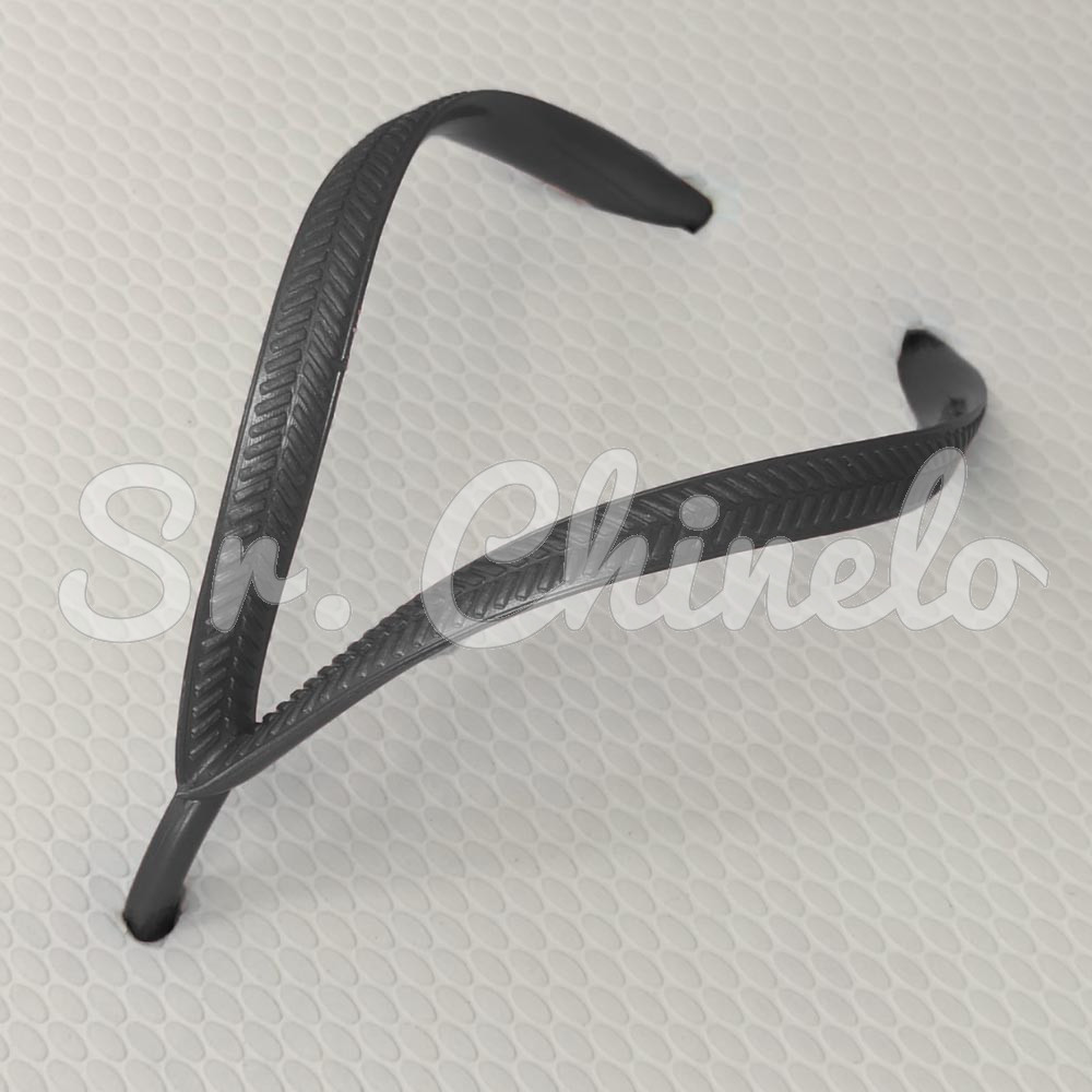 Correia Slim para Chinelo, Grafite Perolado