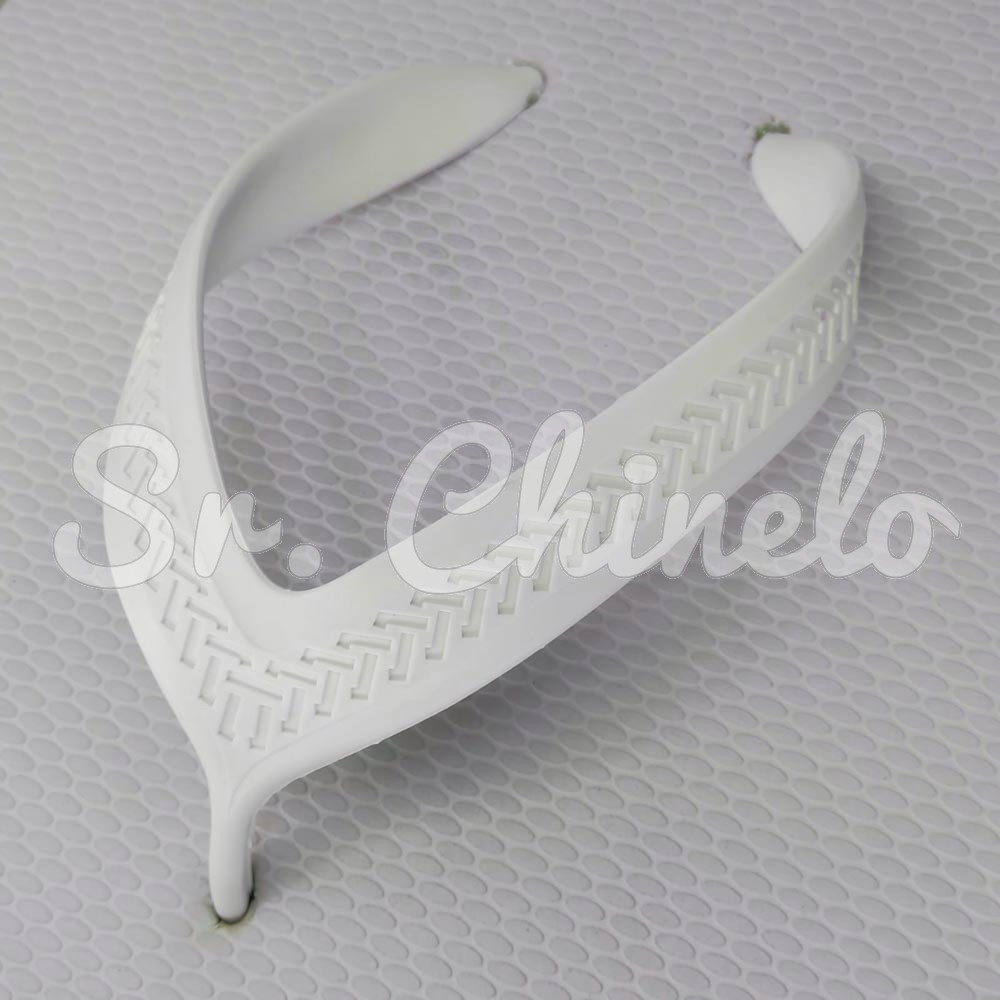 Correia Delta para Chinelo, Branco