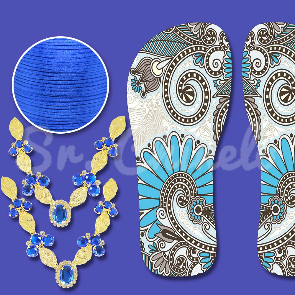 Lonita Mandala com Cabedal Pietra Azul