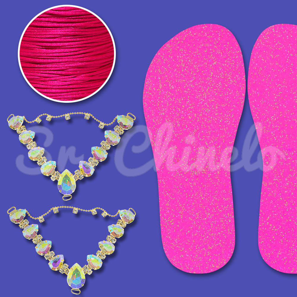 Lonita Rosa Neon e Cabedal Carol
