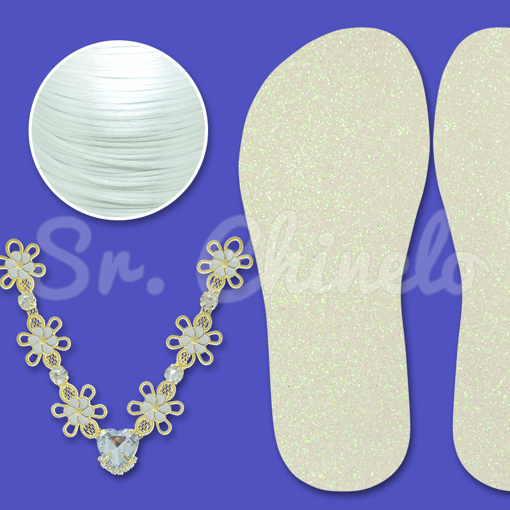 Lonita Glitter e Cabedal Flora