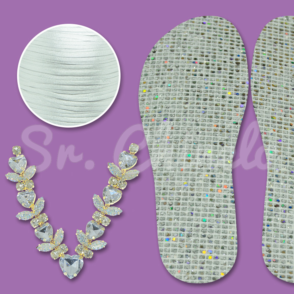 Lonita Quadriculado Glitter e Cabedal Victória