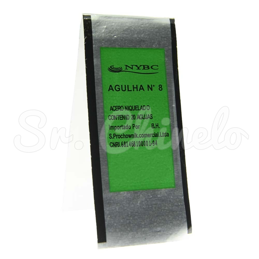 Agulha de mão, nº 8