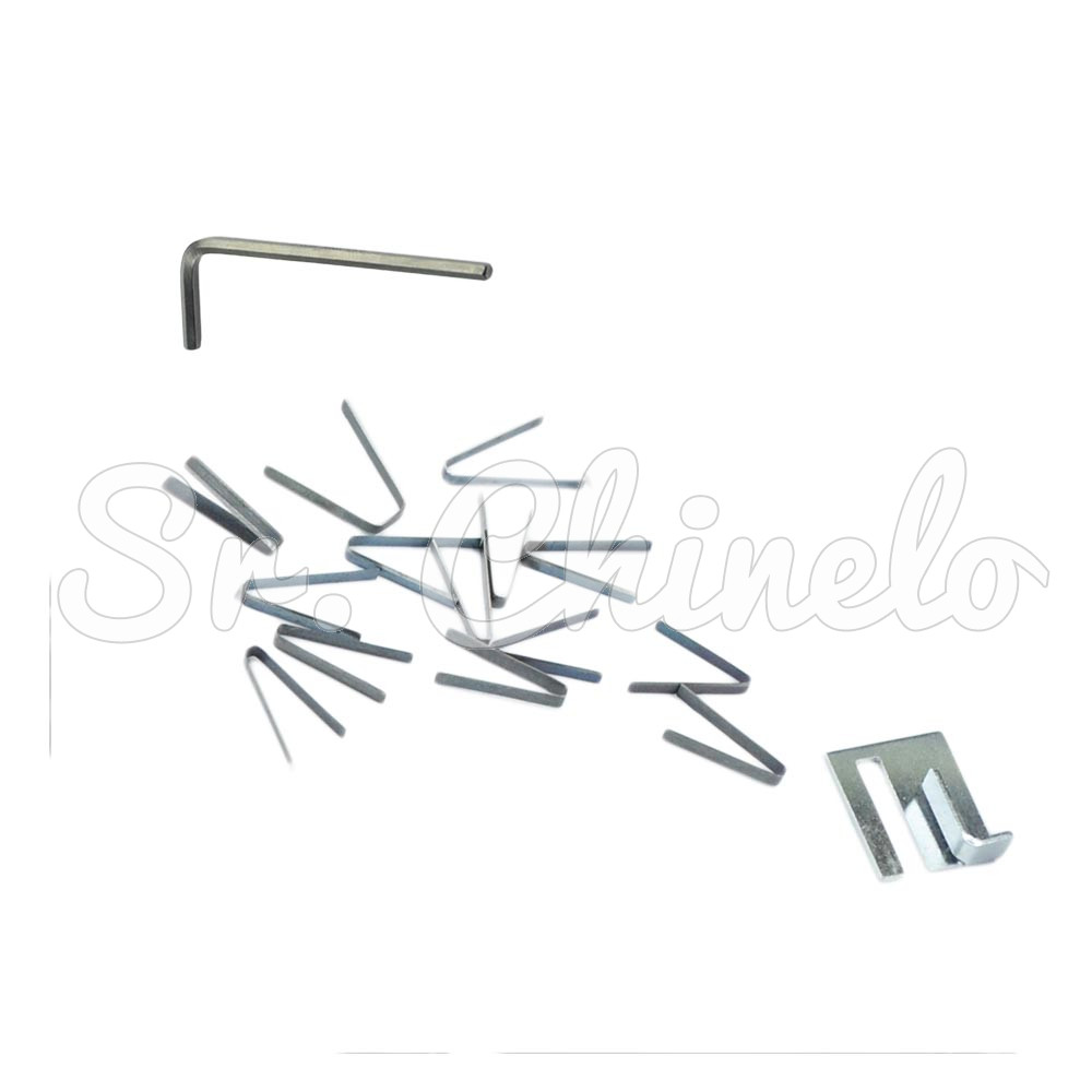 Kit com Lâminas e Acessórios para Frisadora