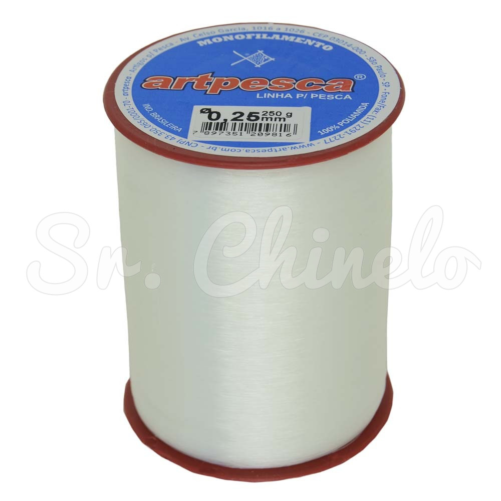 Linha de Nylon, Artpesca, 0.25mm