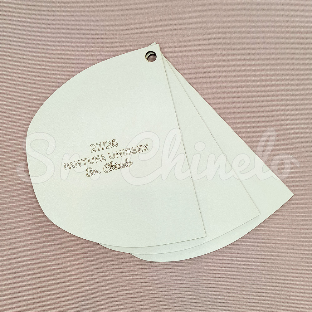 Molde MDF, Pantufa Unissex Infantil
