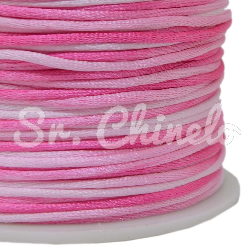 Fio de Seda, 1mm, Pink/Rosa