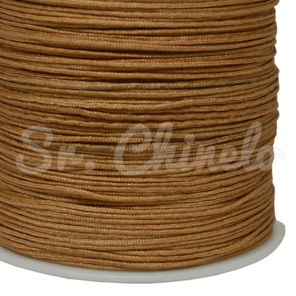 Fio de Seda, 0.8mm, Marrom Cobre
