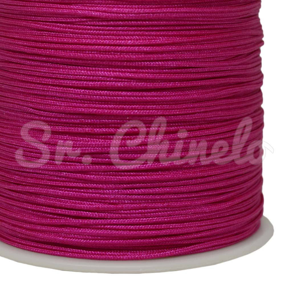 Fio de Seda, 0.8mm, Rosa Choque