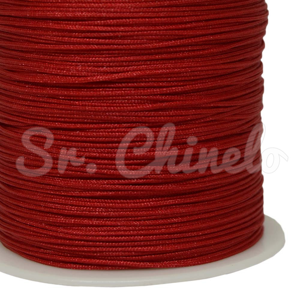 Fio de Seda, 0.8mm, Vermelho