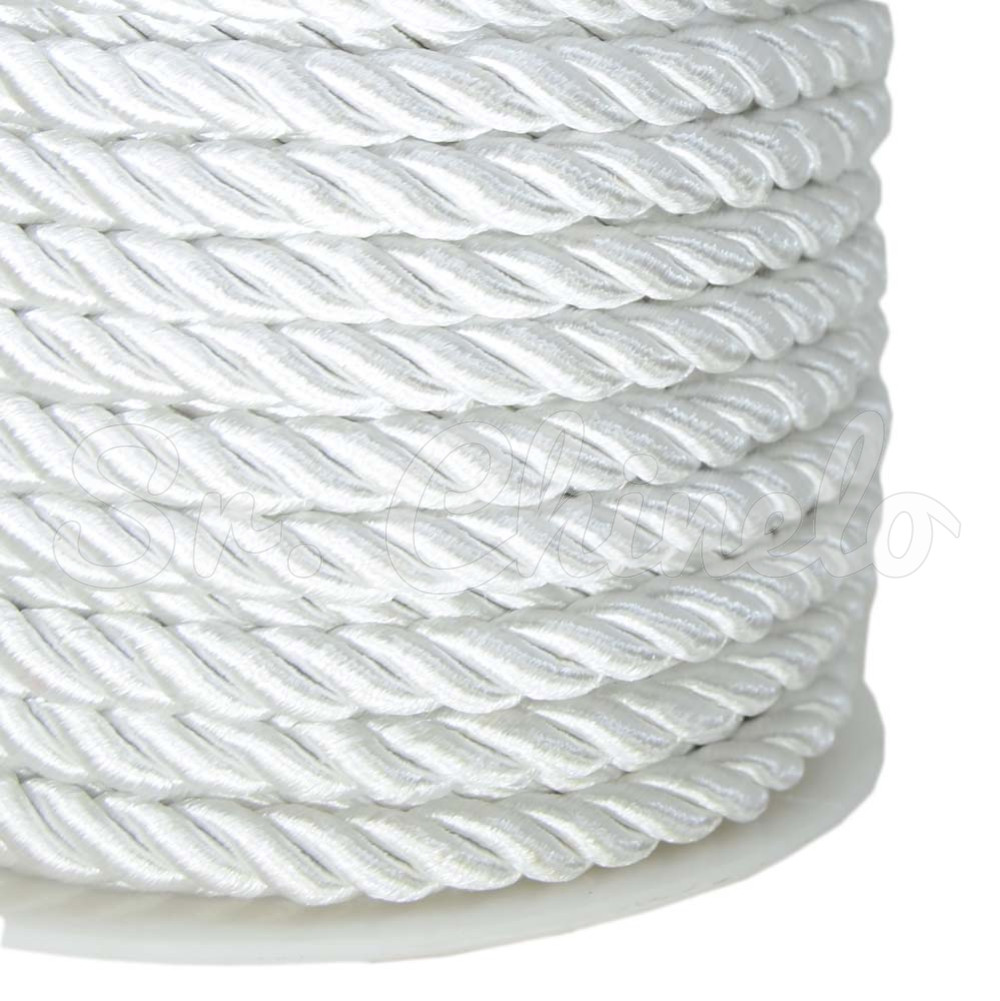 Cordão de São Francisco, 06mm, Branco