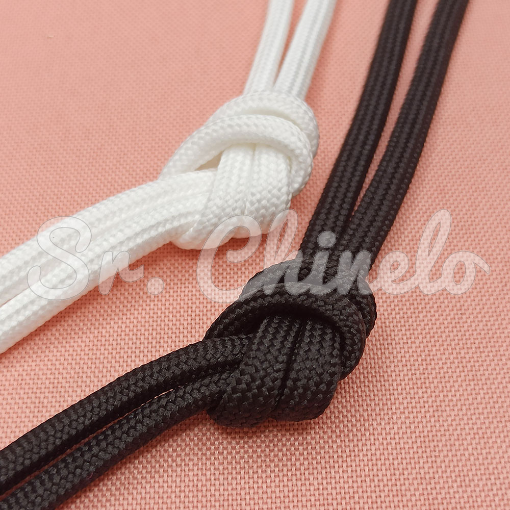 Cordão de Poliéster, 4mm, Preto