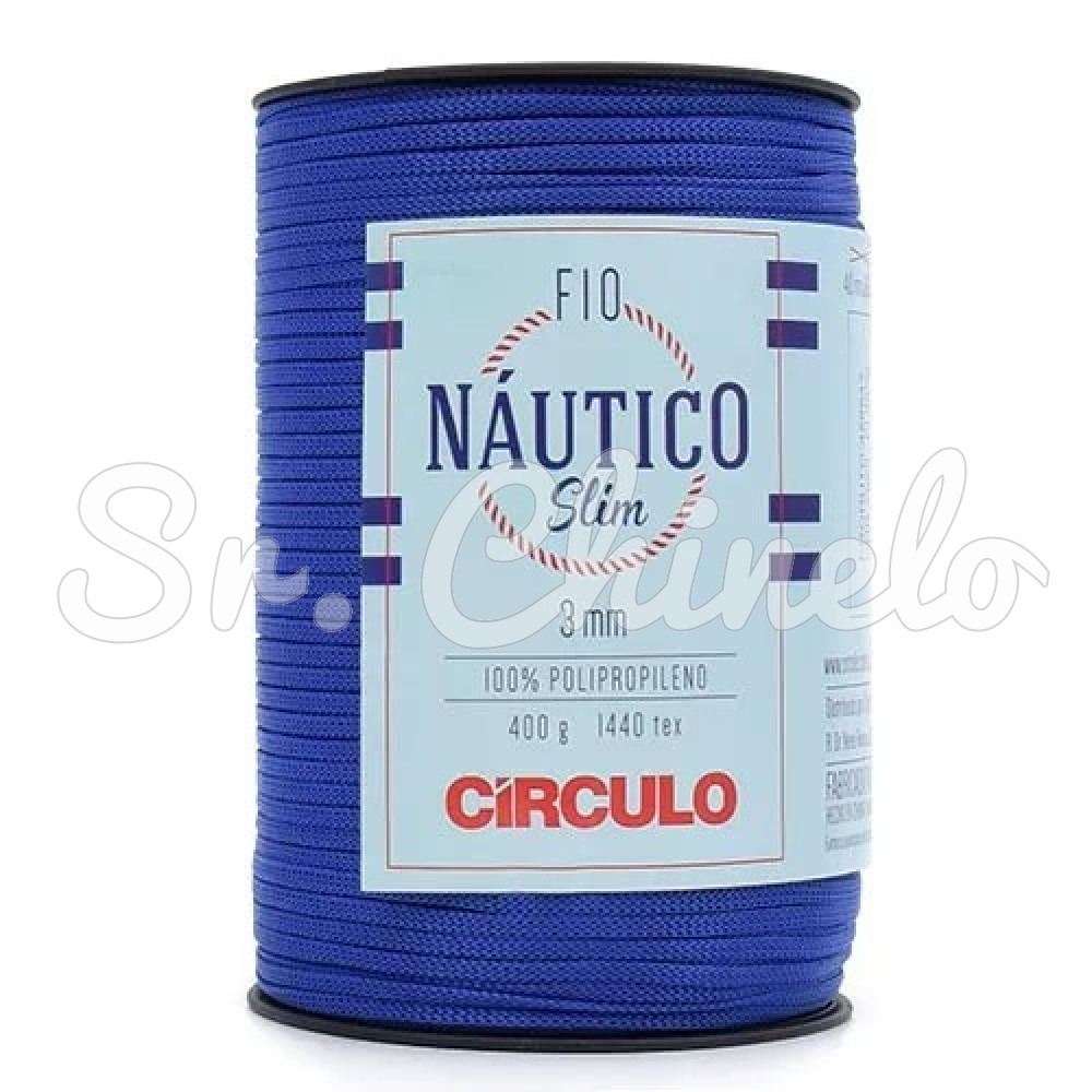 Fio Náutico Slim, Polipropileno, 3mm, Azul Bic