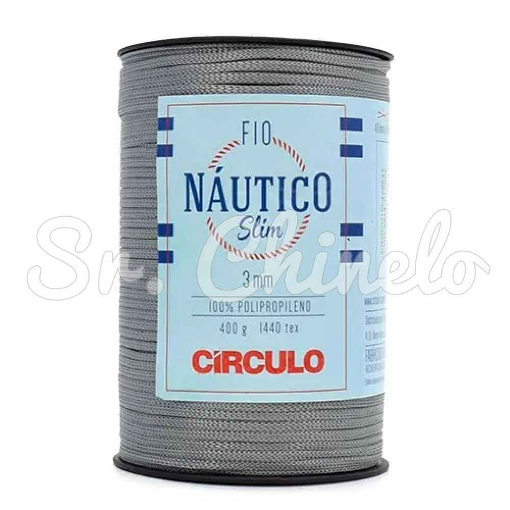 Fio Náutico Slim, Polipropileno, 3mm, Alumínio