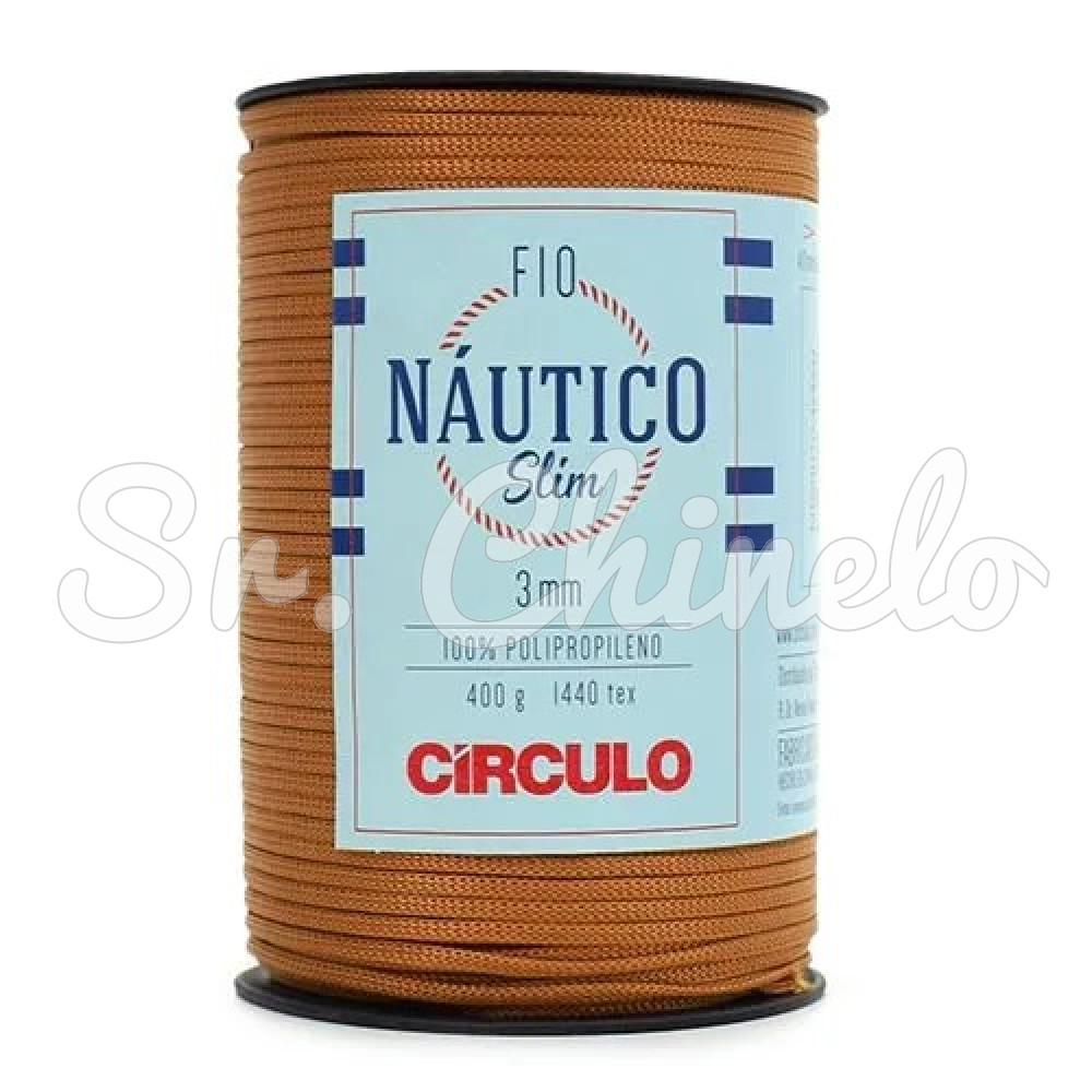 Fio Náutico Slim, Polipropileno, 3mm, Terracota