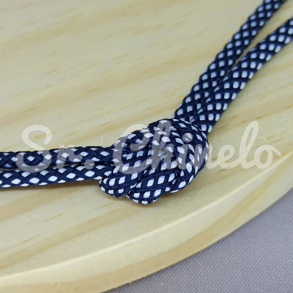 Cordão de Poliéster, Balão, 4mm, Marinho