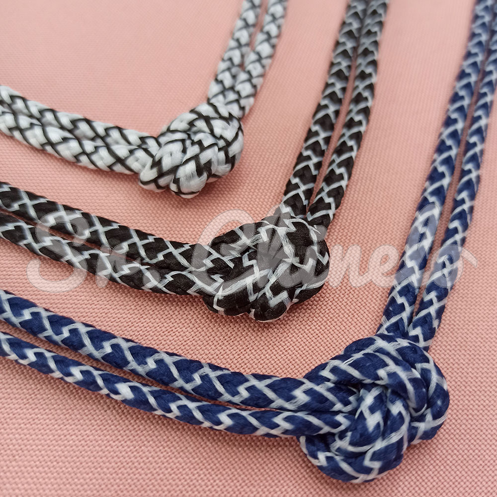 Cordão de Poliéster, Teia de Aranha, 4mm, Branco