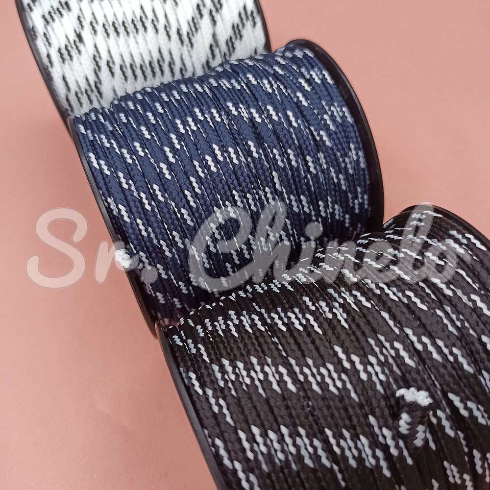 Cordão de Poliéster, Filete, 4mm, Branco