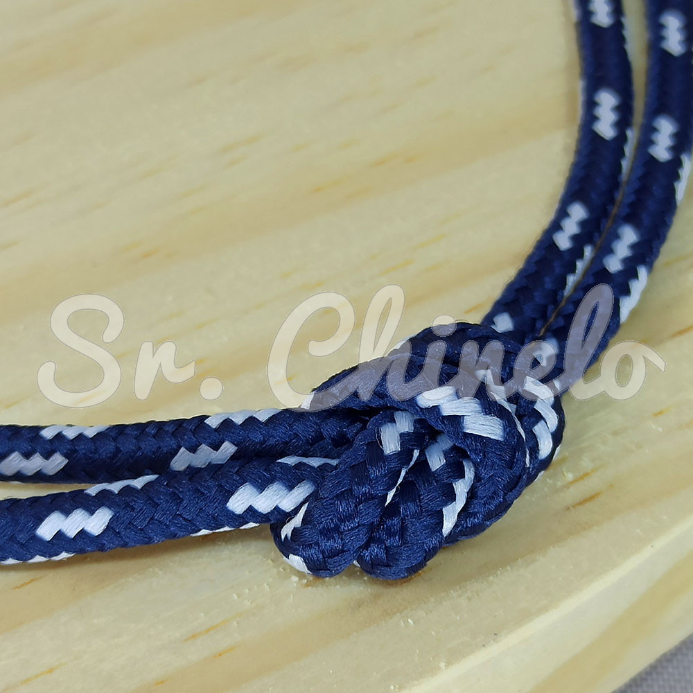 Cordão de Poliéster, Filete, 4mm, Marinho