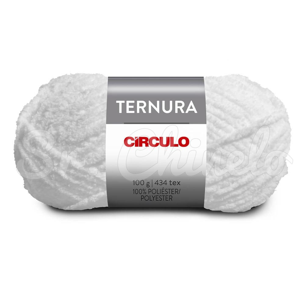 Fio de Lã, Ternura, 3mm, Branco