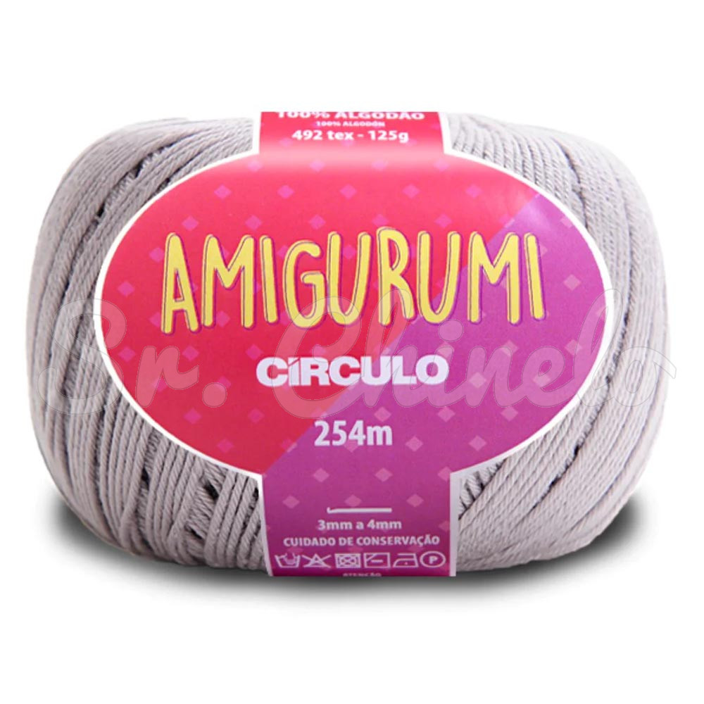 Fio Linha para Crochê, Círculo, Amigurumi, Pedreira