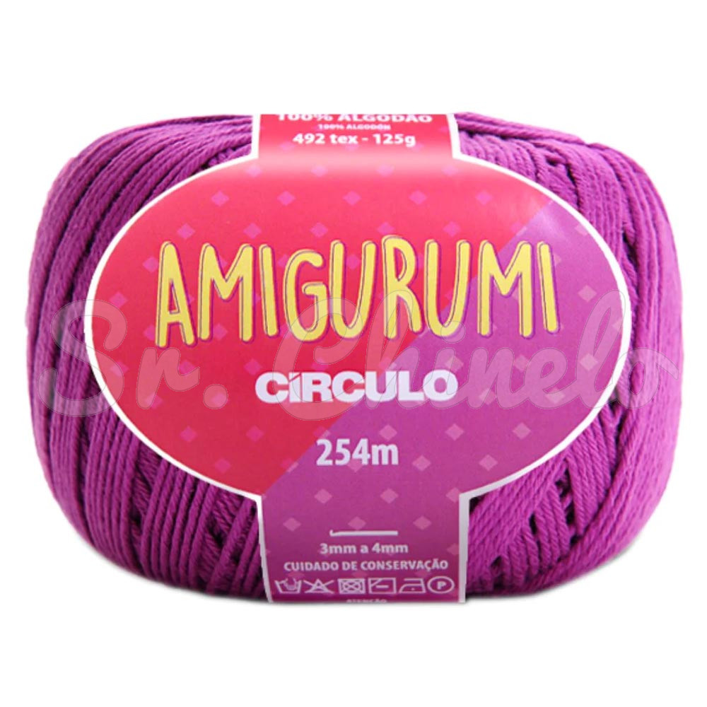 Fio Linha para Crochê, Círculo, Amigurumi, Alfazema