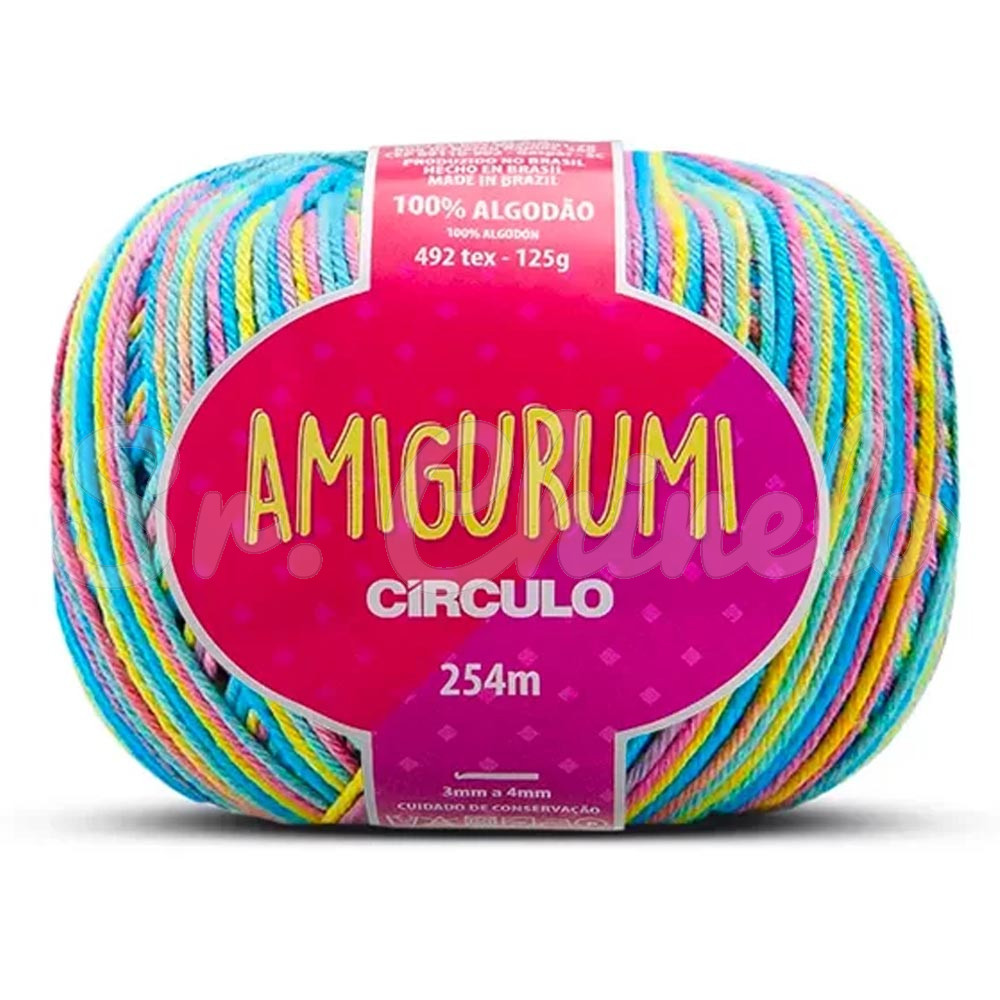 Fio Linha para Crochê, Círculo, Amigurumi, Unicórnio