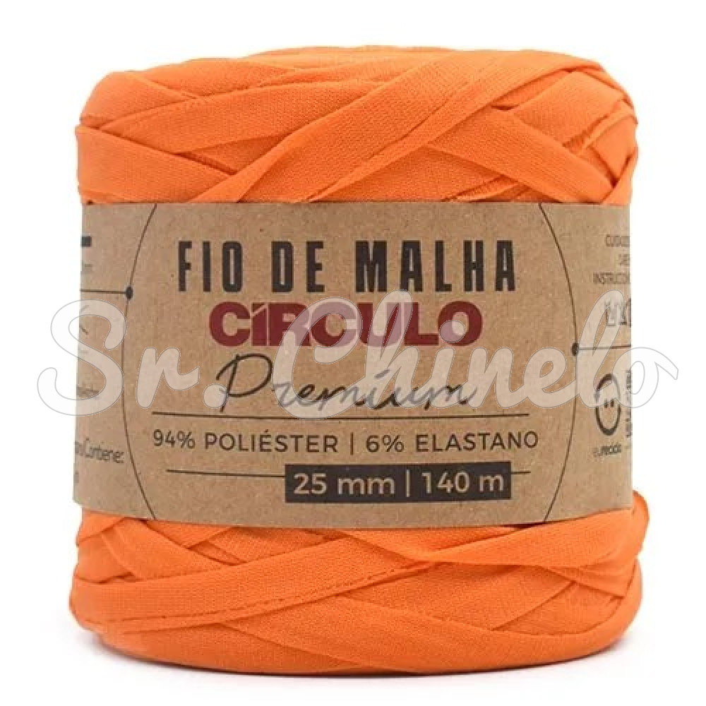 Fio de Malha Premium, 25mm, Casca de Laranja