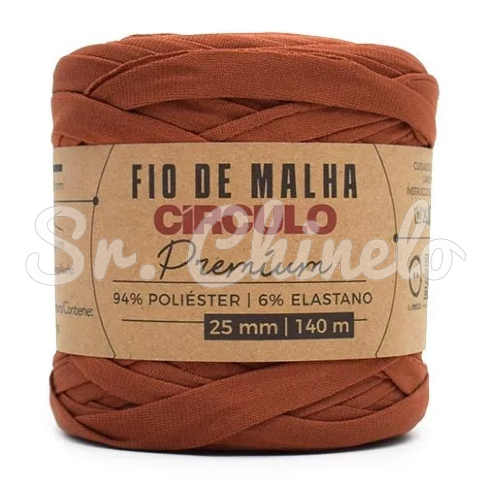 Fio de Malha Premium, 25mm, Hena
