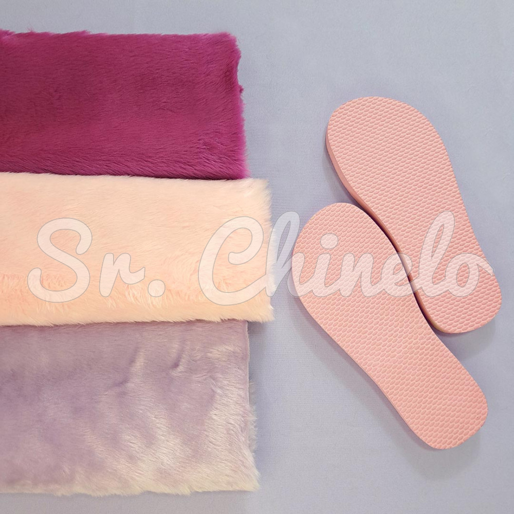 Sola Basic, 100% Borracha, Rosa Glacê