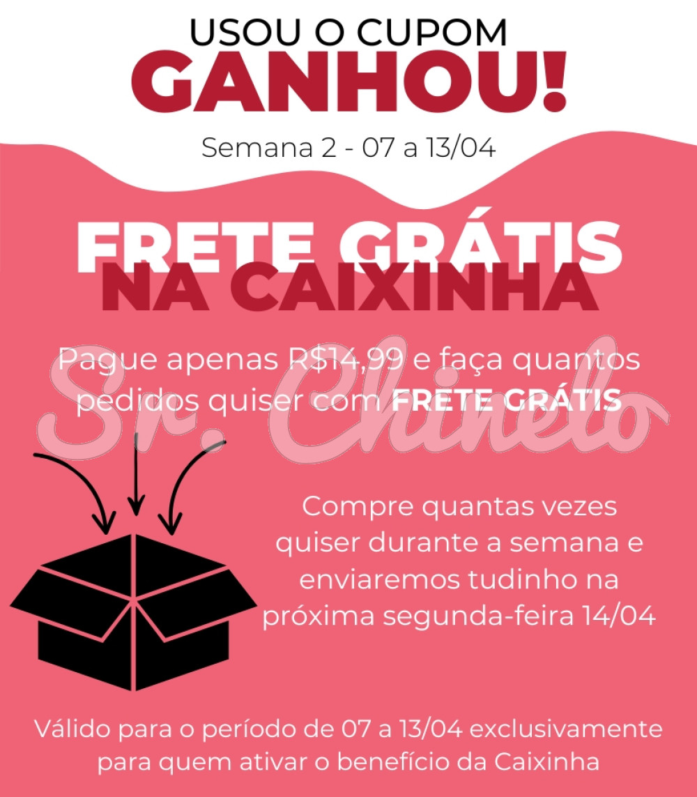 Caixinha 07 a 13/04/25 - Frete Grátis