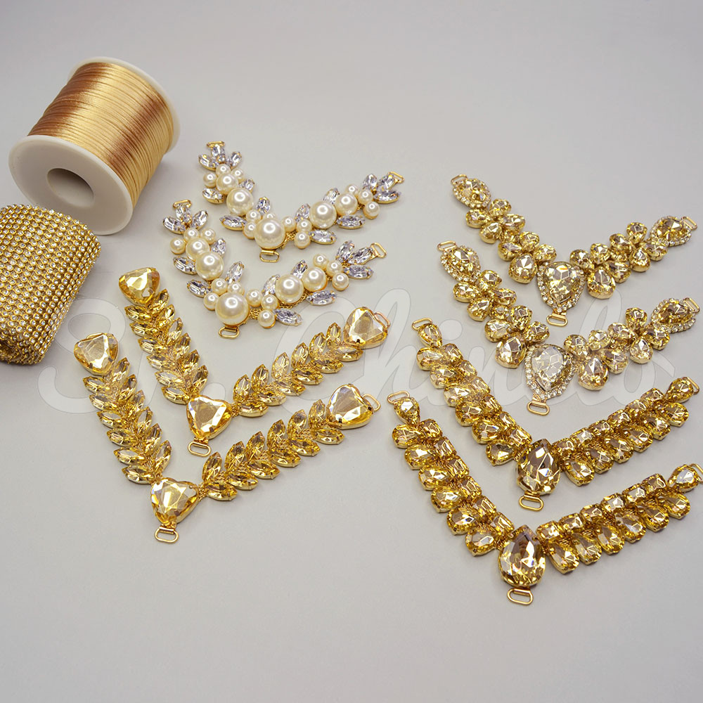 Kit Cabedais Madrid, Dourado