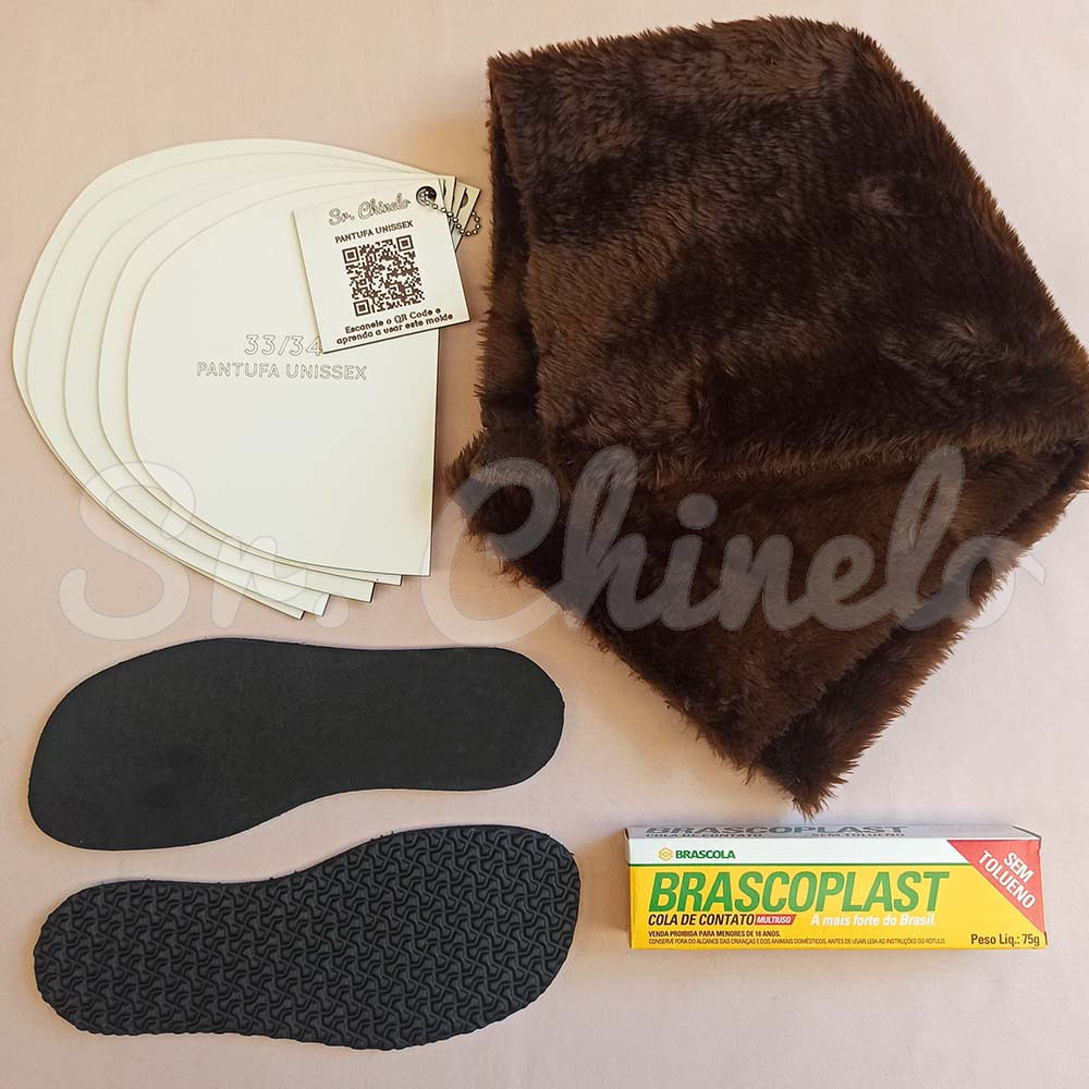 Kit Pantufa Unissex