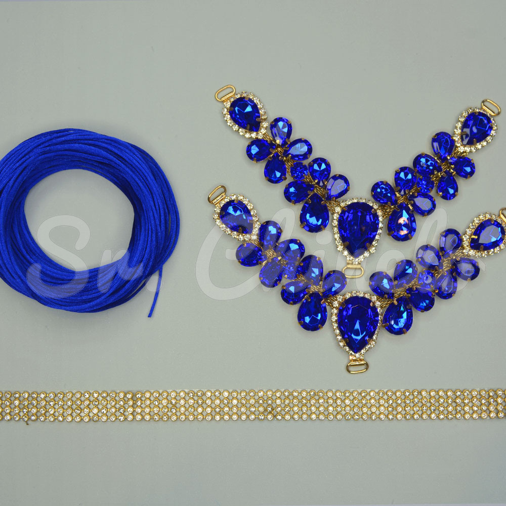 Kit Cabedal Melissa, Azul